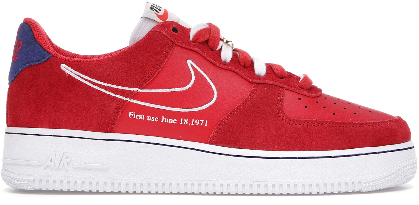 terminado monitor damnificados Nike Air Force 1 Low First Use University Red Men's - DB3597-600 - US