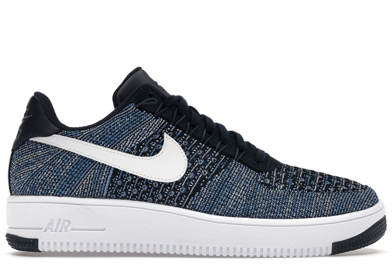 nike air force flyknit blue