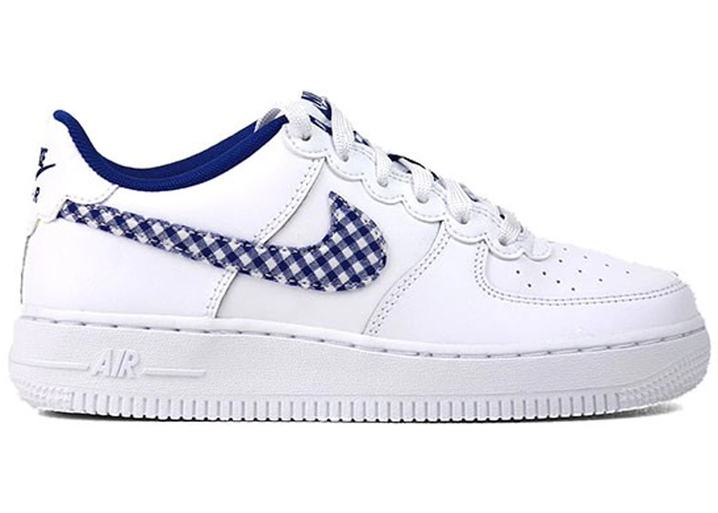 Nike Air Force 1 Low Gingham Pack GS Kids AV6232 100 US