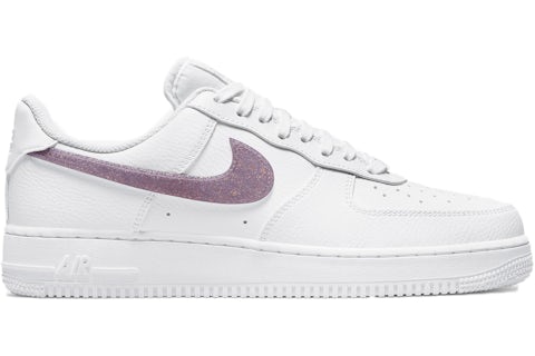 Nike Air Force Low Glitter Swoosh Purple (Women's) DH4407-102 US