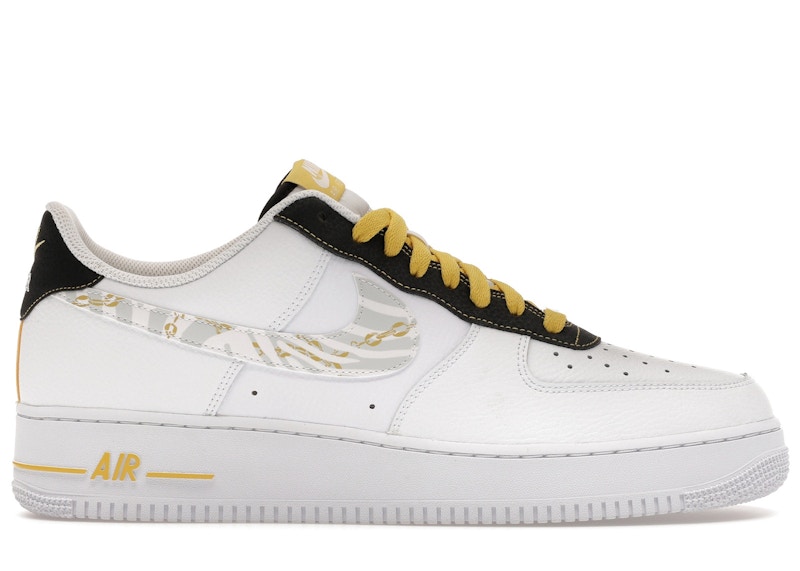 NIKE AIR FORCE 1 LOW レア ゴールドセメントモデル Nike Air Force 1 '07 Low University Gold | eBay