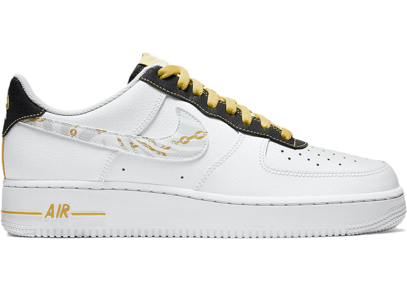 スニーカー Nike Air Force 1 Low Gold Link Zebra FW 20 2020 Nike-Air-Force-1-Low-Gold-Link