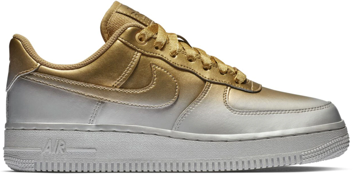 Rauw Nog steeds slaap Nike Air Force 1 Low Gold Silver (Women's) - 898889-012 - US