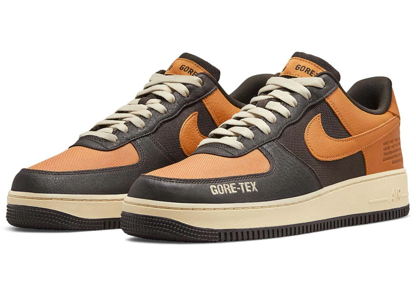 incomplete pine tree soft Nike Air Force 1 Low Gore-Tex Brown Orange - DO2760-220 - US