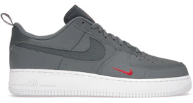 Nike Air Force 1 Low LV8 Smoke Grey Red Reflective Swoosh