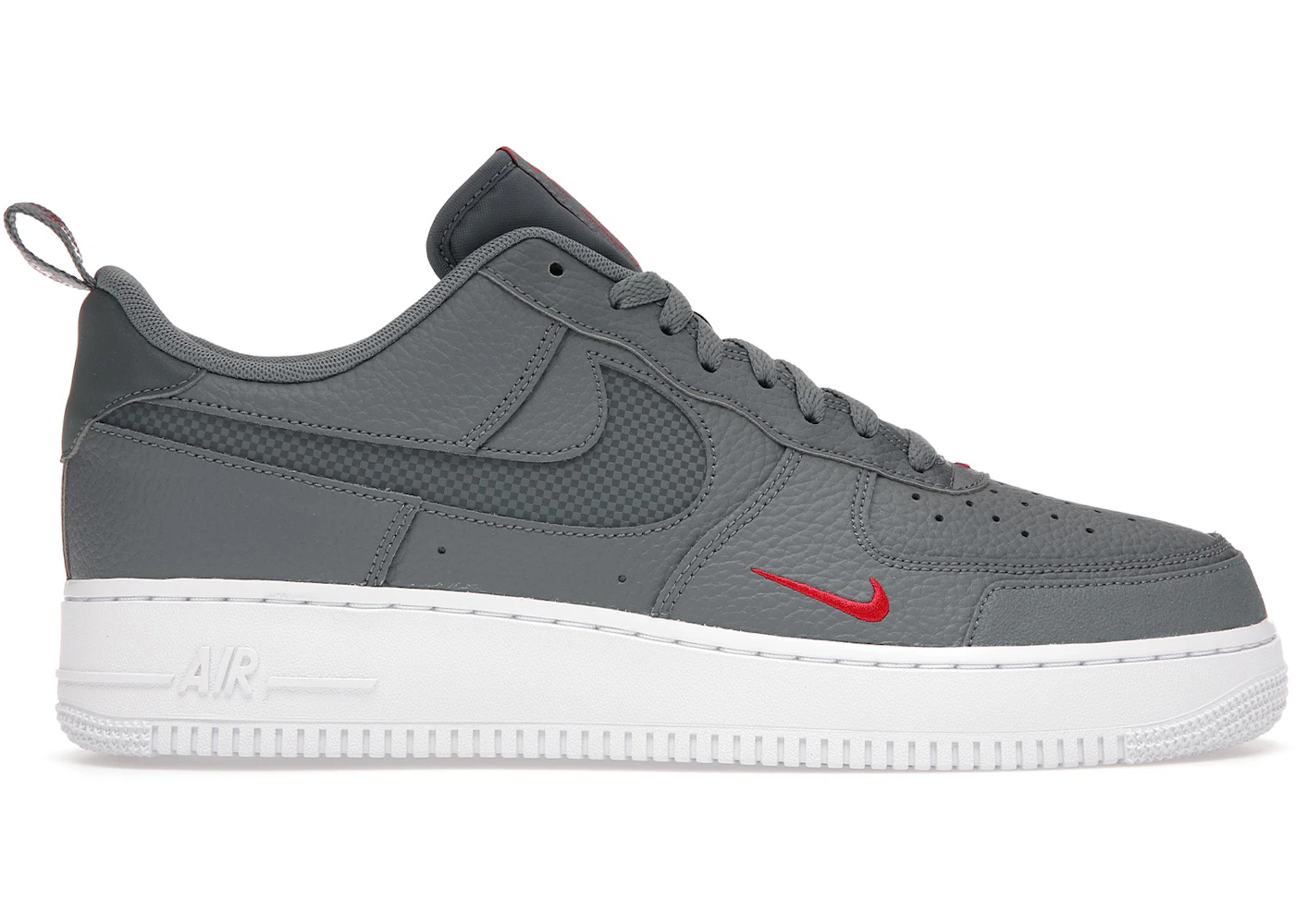 Air force 1 grey red Clearance