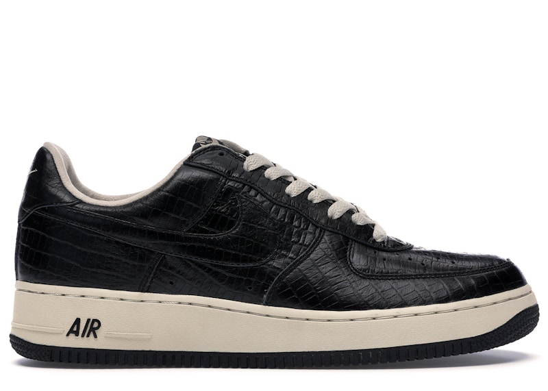 air force 1 black croc