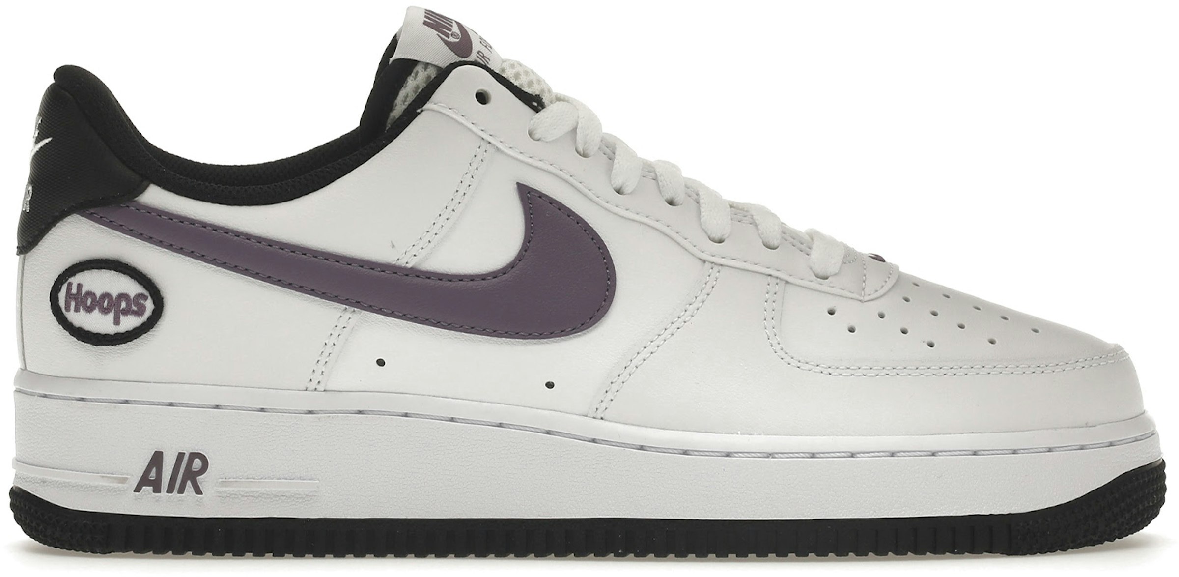 hud Ingen Forretningsmand Nike Air Force 1 Low Hoops White Canyon Purple Men's - DH7440-100 - US