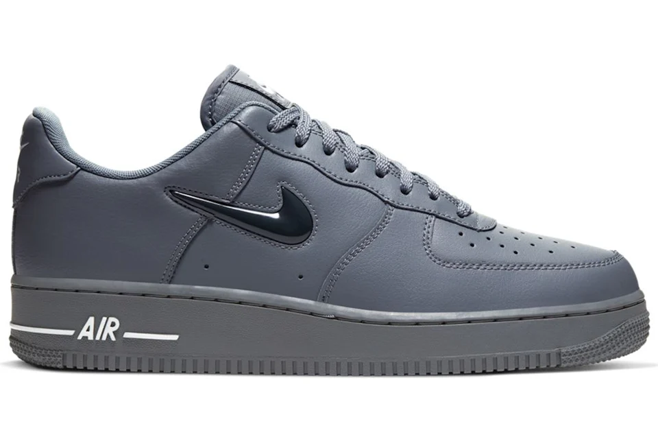 Nike Air Force 1 Low Jewel Wolf Grey Black Men s CT3438 001 US