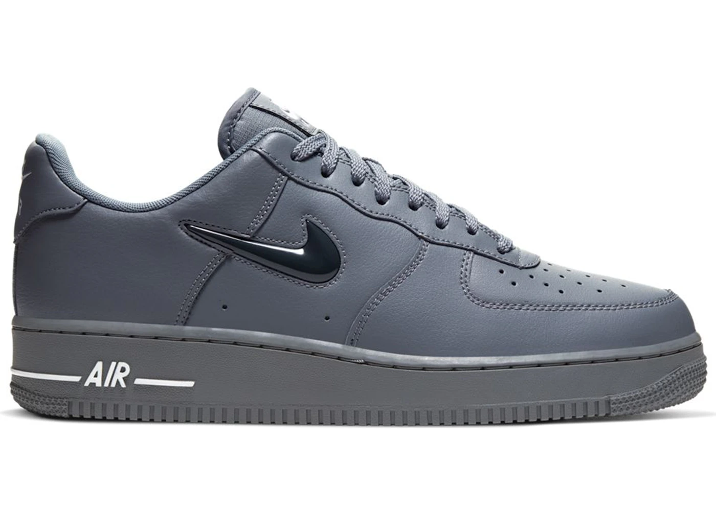 Nike Air Force 1 Low Jewel Wolf Grey Black Men's - CT3438-001 - US