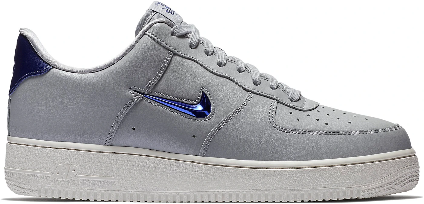 GmarShops - 007 - nike training sneakers blue grey shoes - Nike current Air  Force 1 07 Low Off White Gold Silver JJ0253
