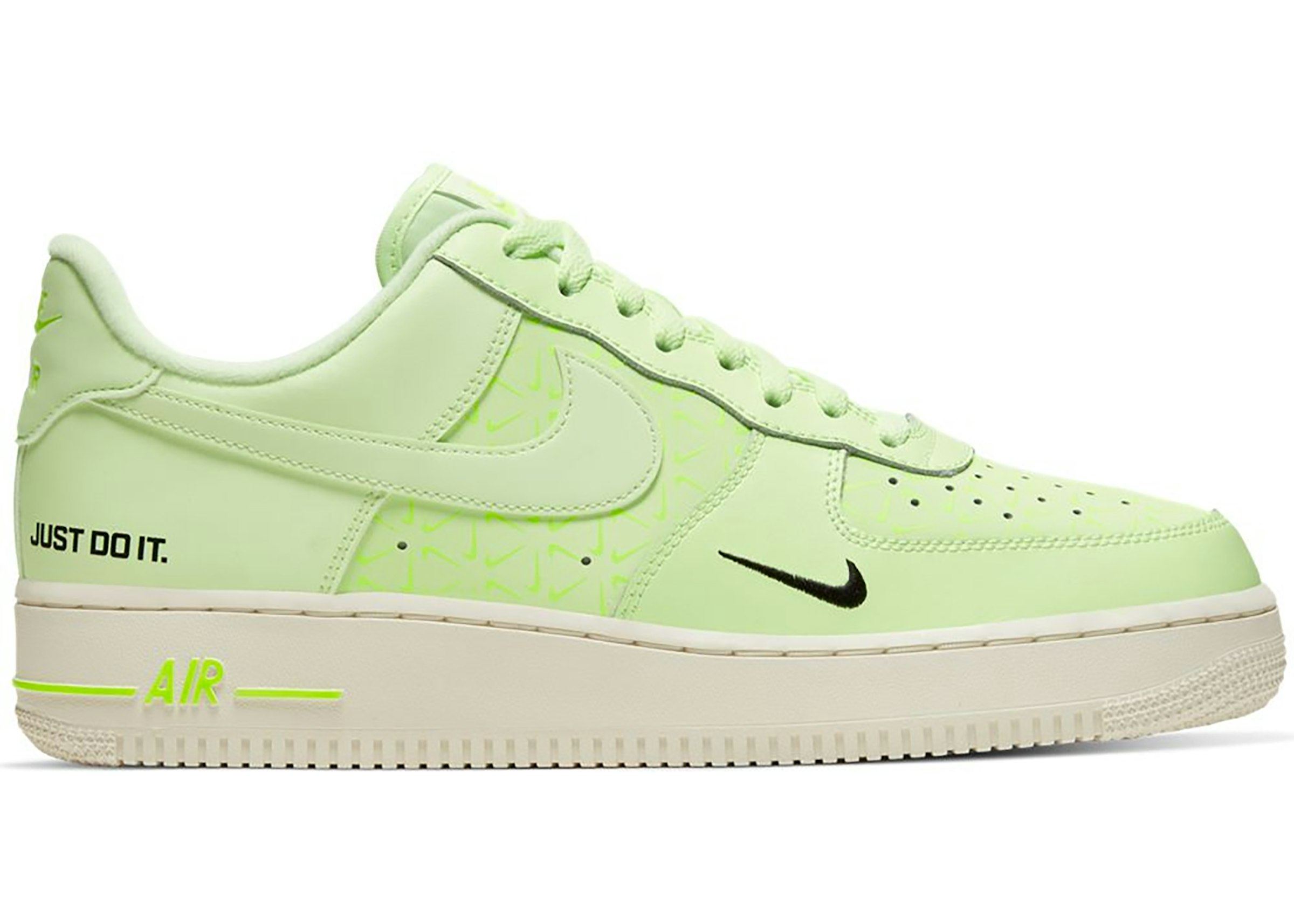 Latón Anuncio querido Nike Air Force 1 Low Just Do It Barely Volt Men's - CT2541-700 - US