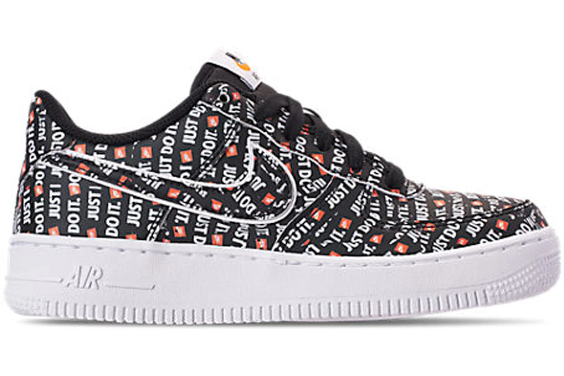 Nike Air Force 1 Low Just Do It Pack Black (GS)