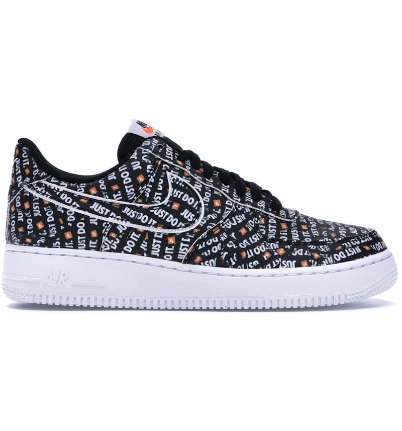 Air force 1 just do it arancioni sales
