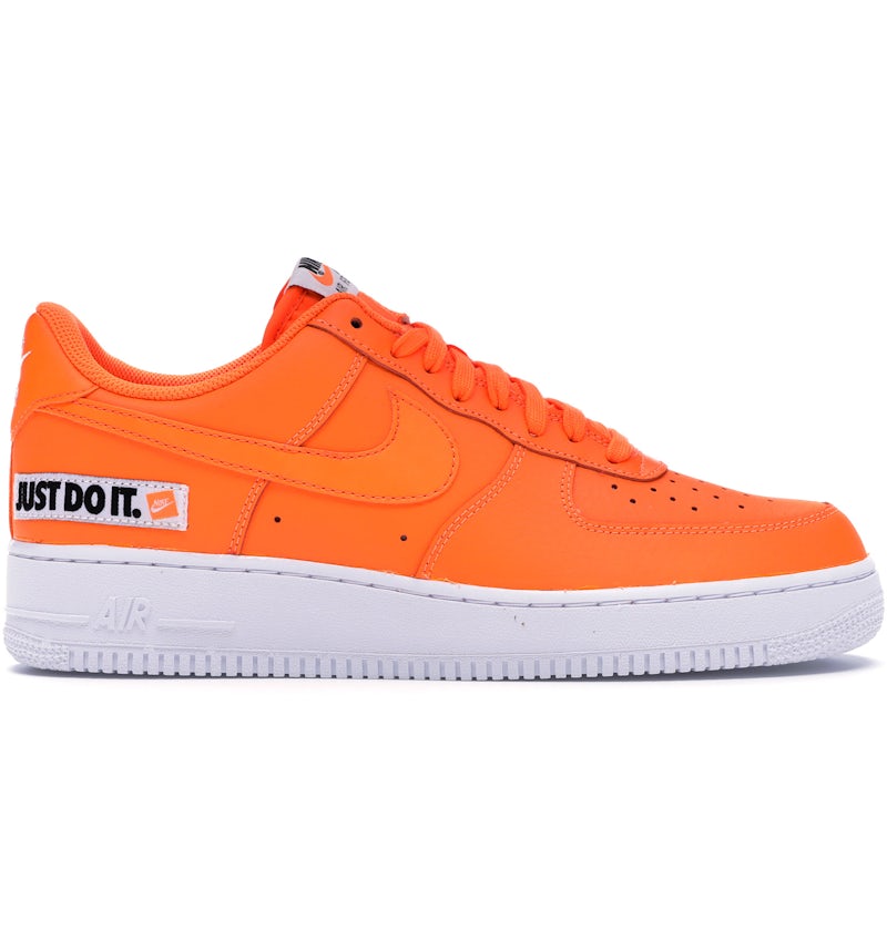 Nike Air Force Low Just Do It Pack Orange Men's AO6296-800