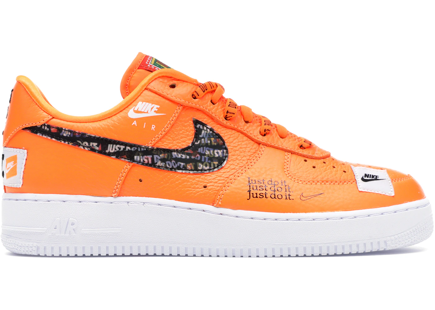 Nike Air Force Low Just Do It Pack Total Orange Men's AR7719