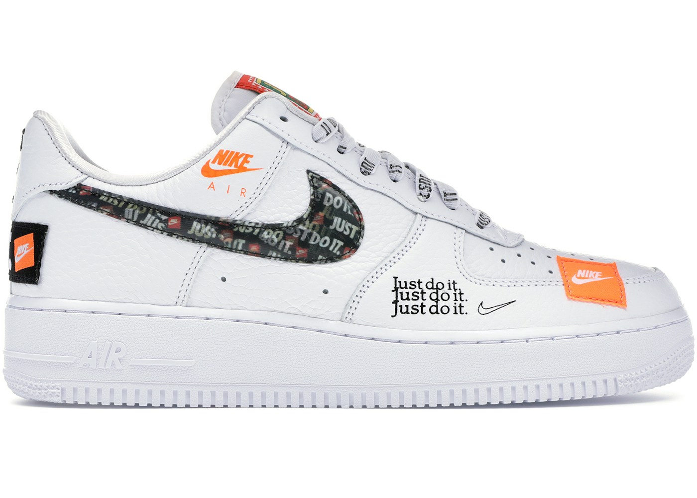 Nike Air Force 1 Low Just Do It Pack White Black Ar7719 100 Nike Air Force 1 Low Just Do It Pack White Black Ar7719 100