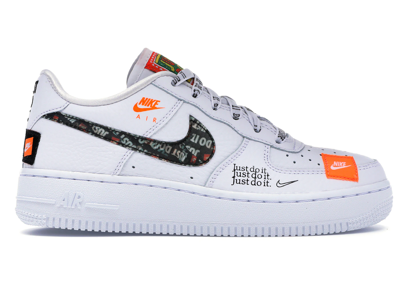 Nike Air Force Low Just Do It Pack White (GS) AO3977-100 US