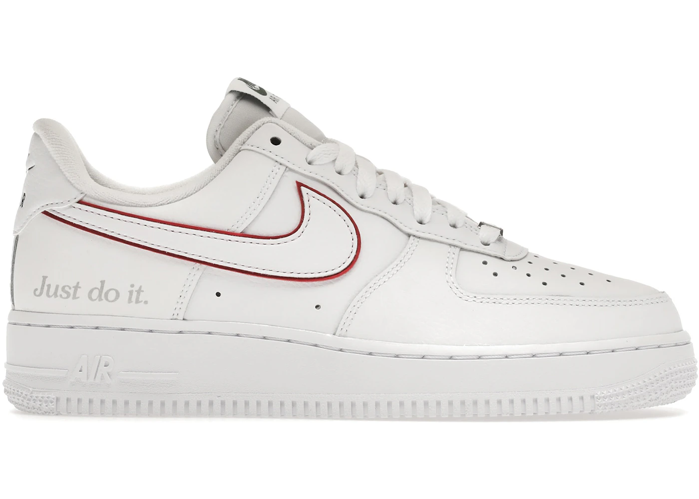 Nike air force 1 just do it womens red Clearance