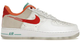 Nike Air Force 1 Low '07 PRM Just Do It White Red Teal