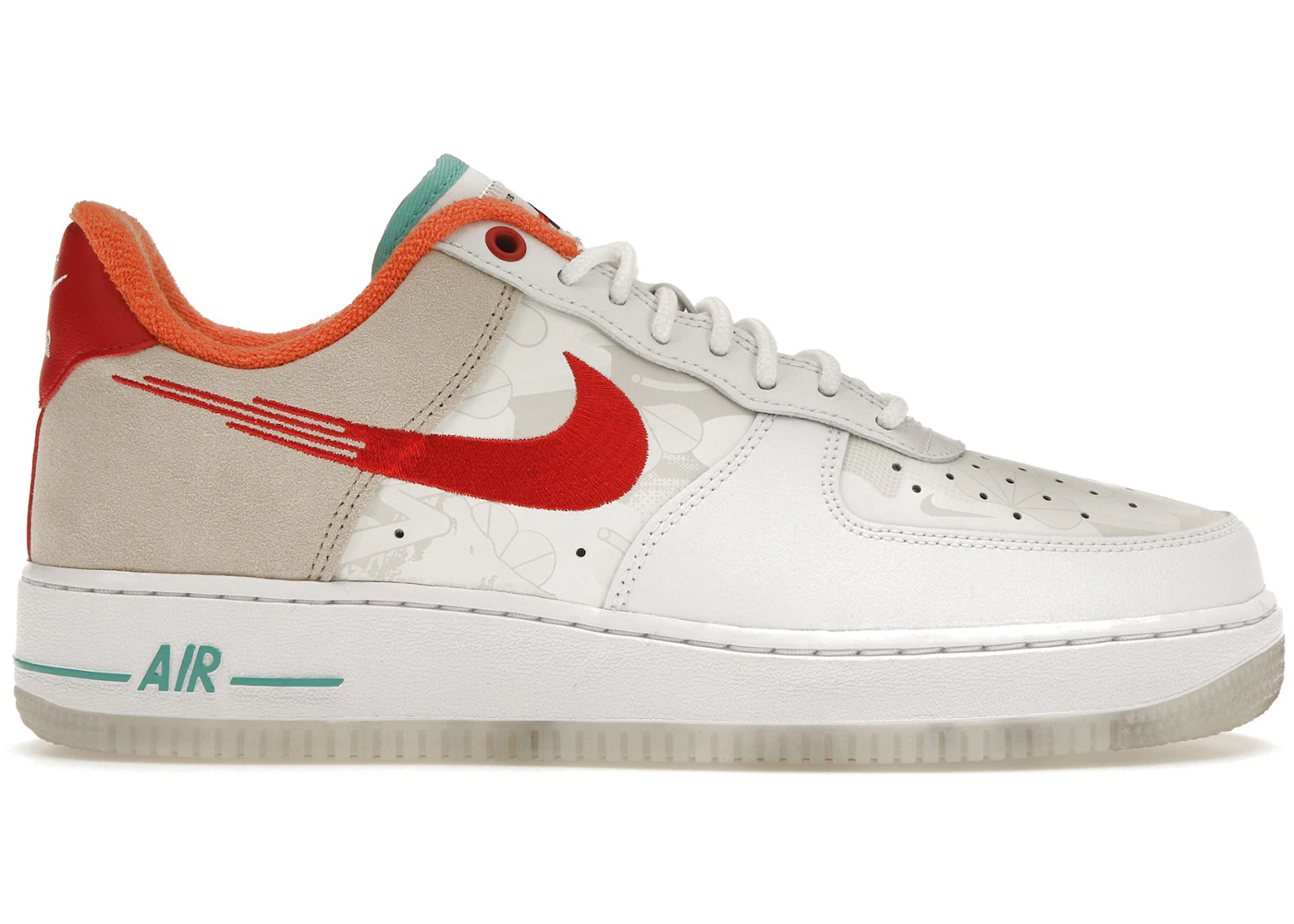 Red Nike Air Force Ones Just Do It Nike Air Force Low '07 Se Just Do