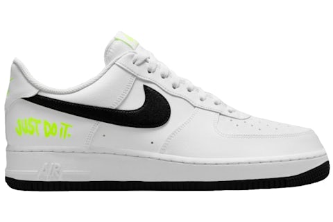 Nike Air Force Low Just Do It White Volt Men's DJ6878-100 US
