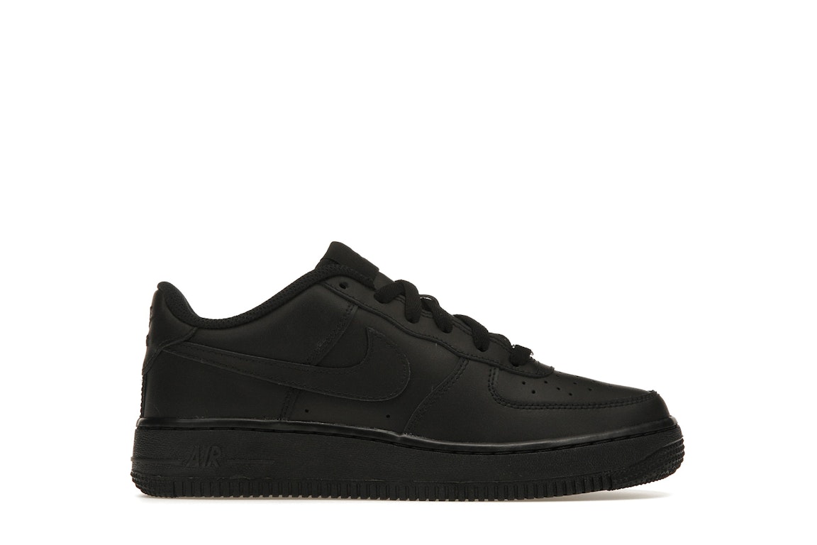Pre-owned Nike Air Force 1 Low Le Black (gs) In Black/black