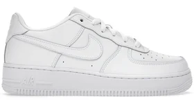 Nike Air Force 1 niedrig LE dreifach weiß (GS)