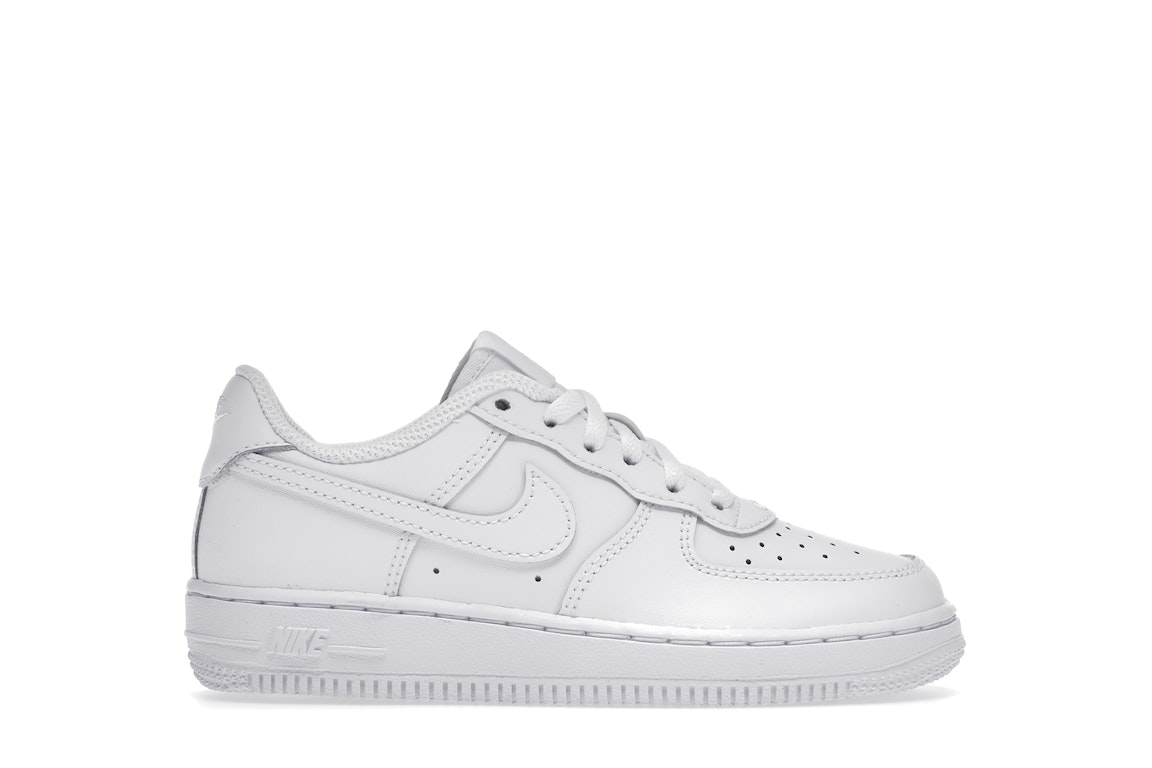 Pre-owned Nike Air Force 1 Low Le Triple White (ps) In White/white