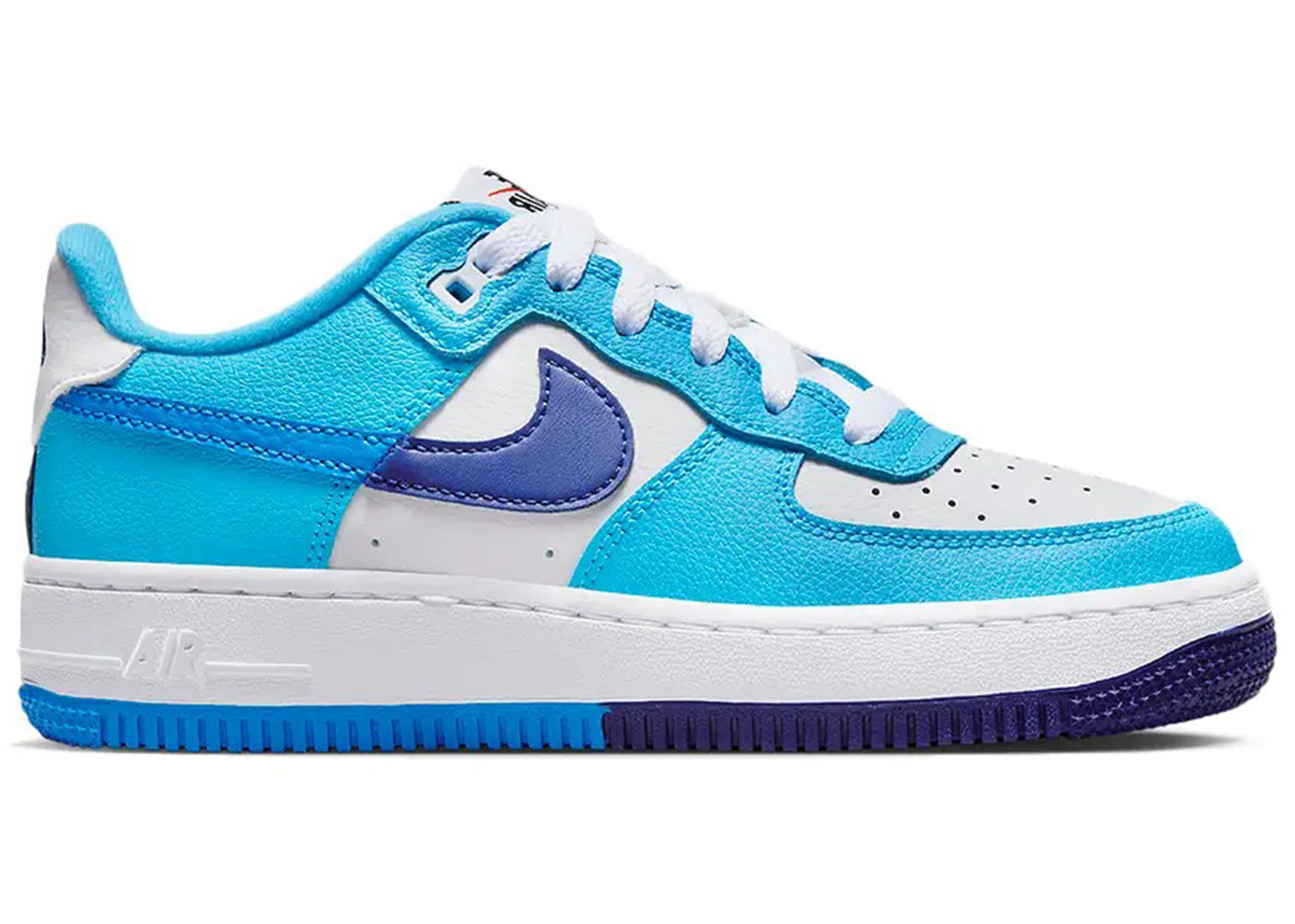 Nike Air Force 1 Low LV8 2 Light Photo Blue Deep Royal (GS) キッズ ...