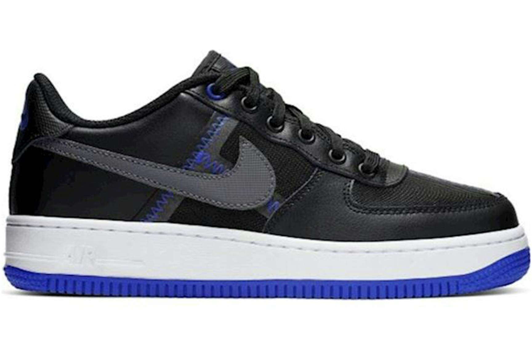 Nike Air Force 1 Low LV8 Black Racer Blue Mystic Navy (GS) - AV0743-002 ...