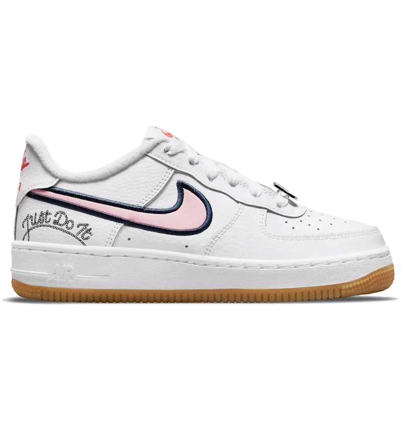 Nike Air Force Low LV8 Just Do It White Pink Glaze (GS) DB4542
