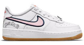 Nike Air Force 1 Low LV8 Just Do It White Pink Glaze (GS)