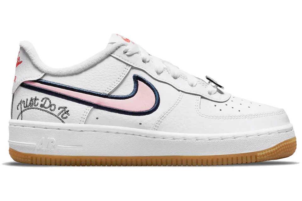 breast Foresee gambling Nike Air Force 1 Low LV8 Just Do It White Pink Glaze (GS) - DB4542-100 - US