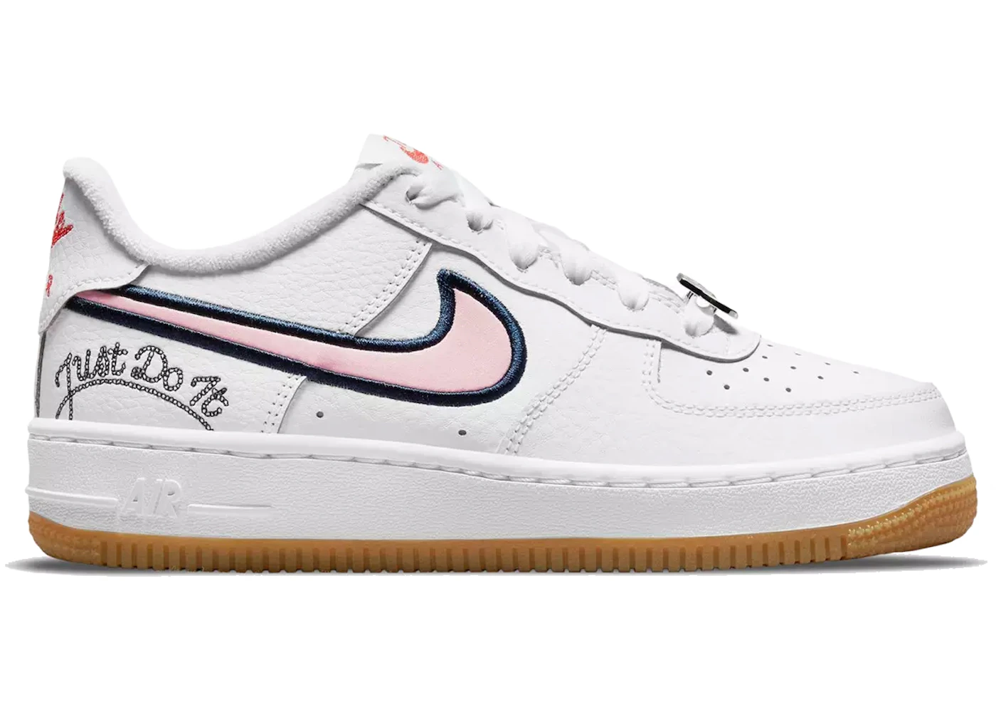 Starting point hurt Photoelectric Nike Air Force 1 Low LV8 Just Do It White Pink Glaze (GS) - DB4542-100