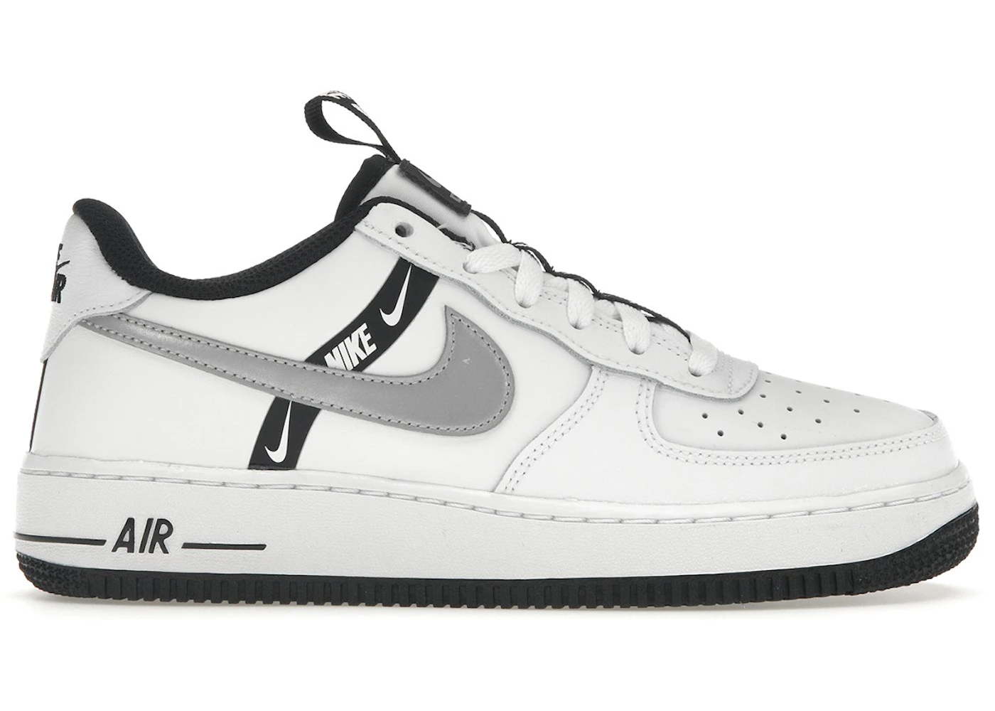 Nike Air Force 1 Low LV8 KSA White Reflect Silver (GS) - CT4683-100 - US