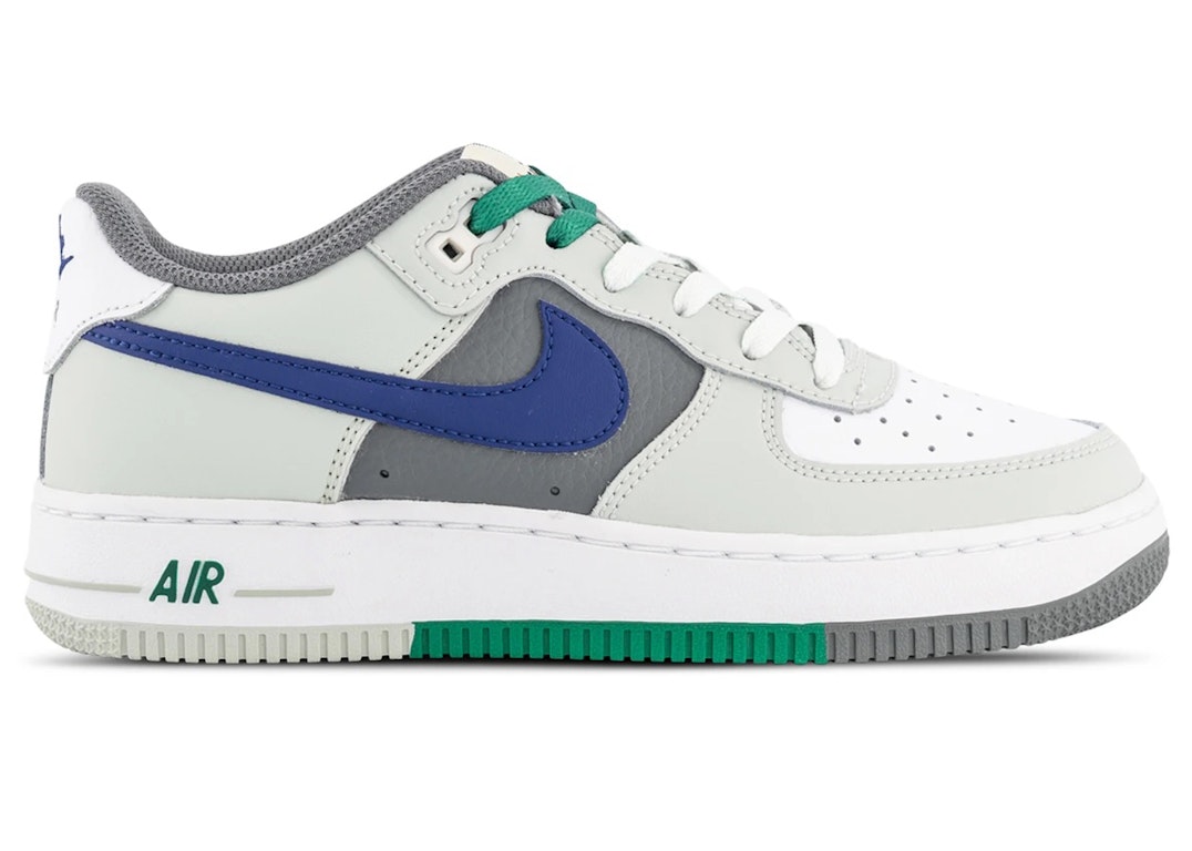 Pre-owned Nike Air Force 1 Low Lv8 Light Green Remix (gs) In Light Silver/white/smoke Grey
