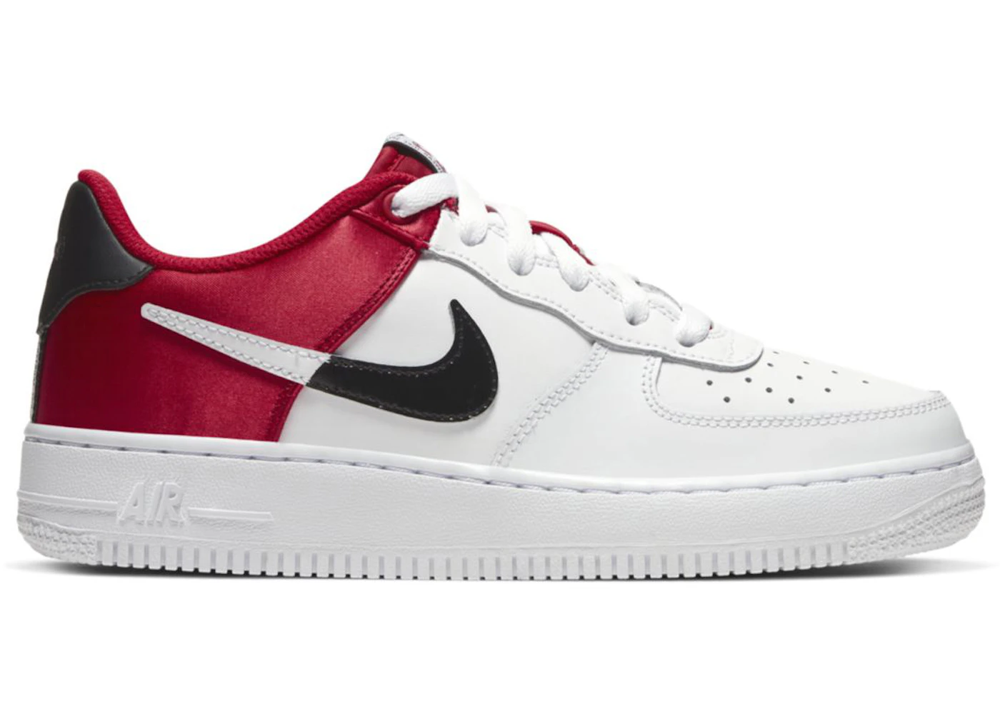 Nike Air Force 1 Low LV8 Red Satin (GS) - - ES