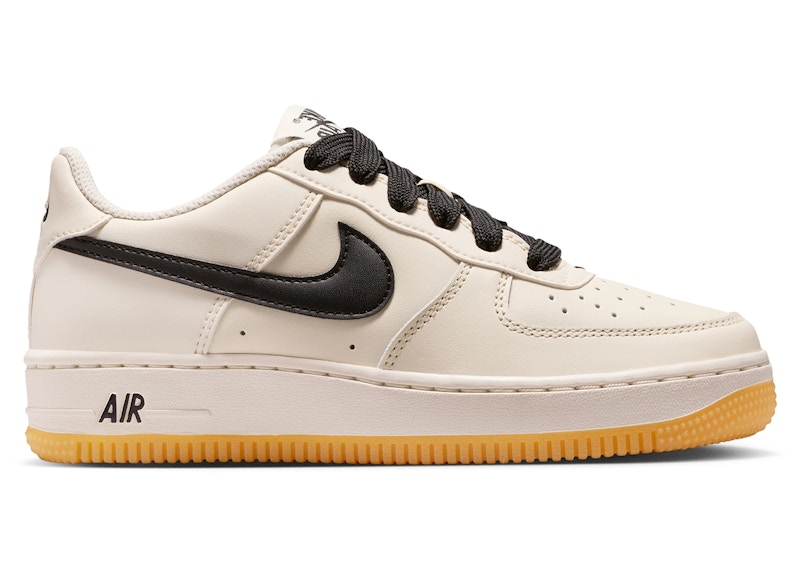 Nike Air Force 1 Low LV8 Soft Pearl Gum Black (GS) - HQ1911