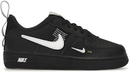 Nike Air Force 1 Low Utility White Black (PS) Kids' - AV4272-100 - US