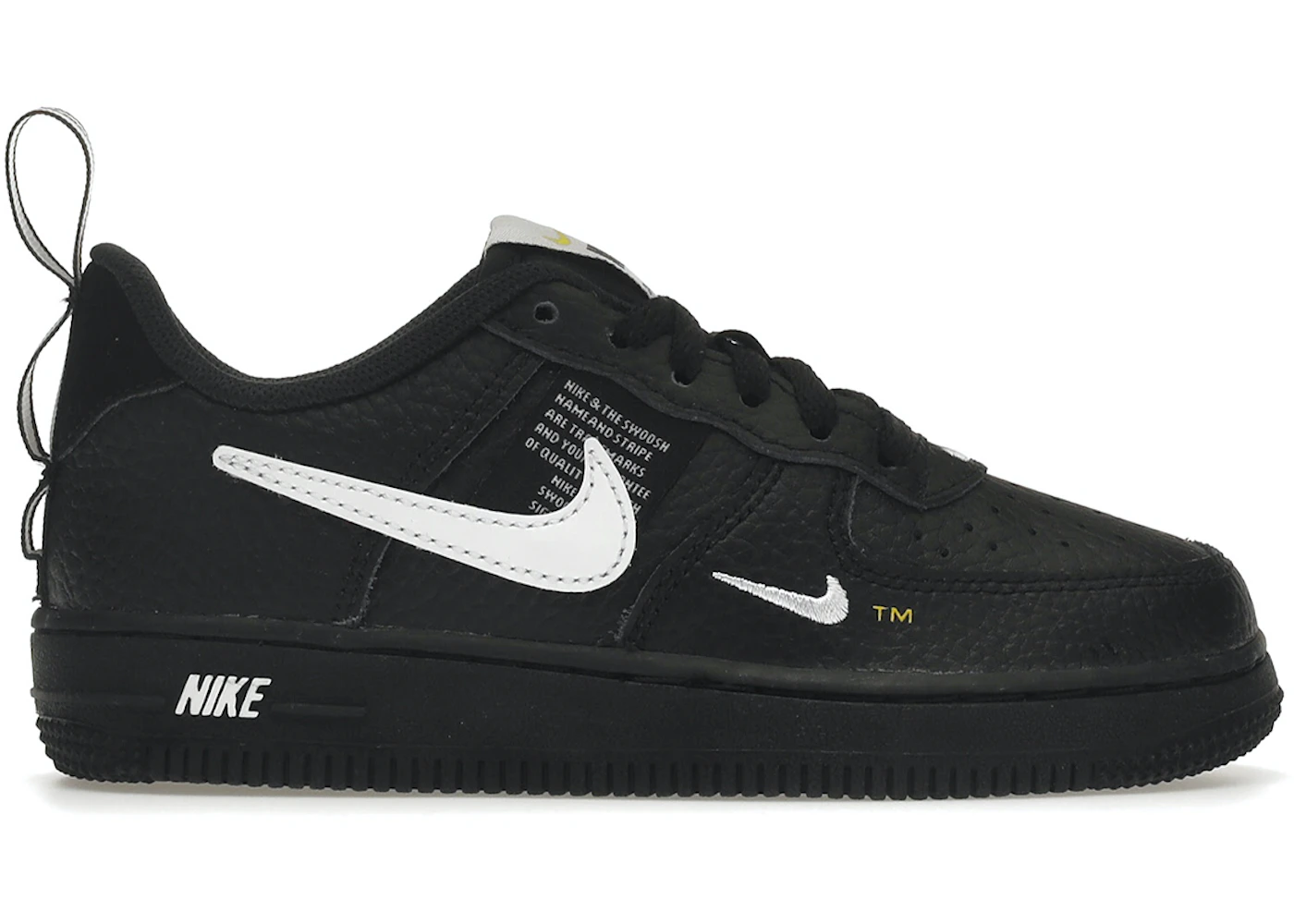 nike air force 1 '07 lv8 utility sneaker - black - low-top sneakers