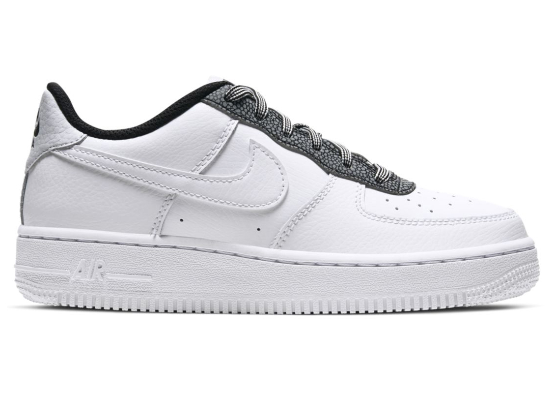 white and grey air force 1 lv8