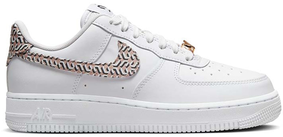 Nike Air Force 1 LX Summit White/Hemp/Black Women's Shoes, Size: 6.5