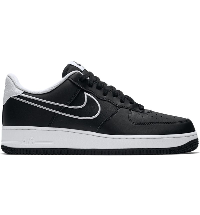Air force black leather discount