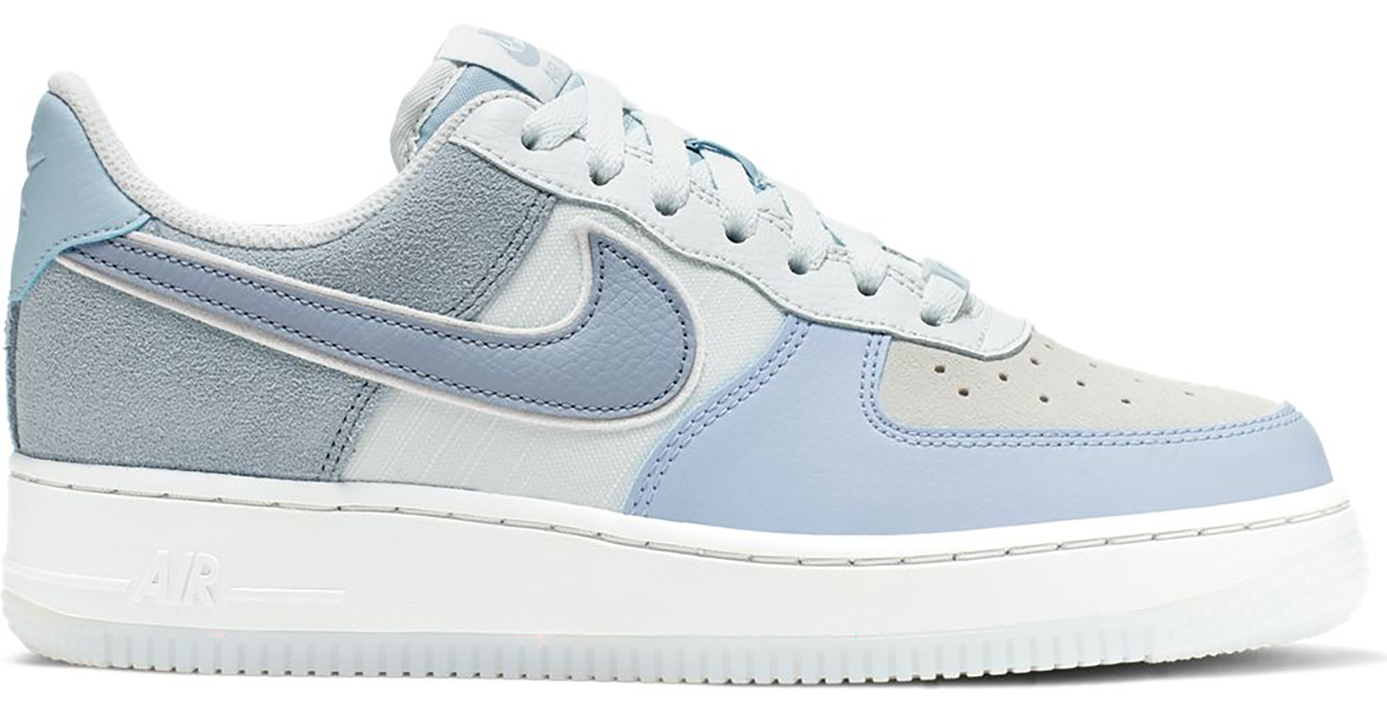 nike air force ones light blue