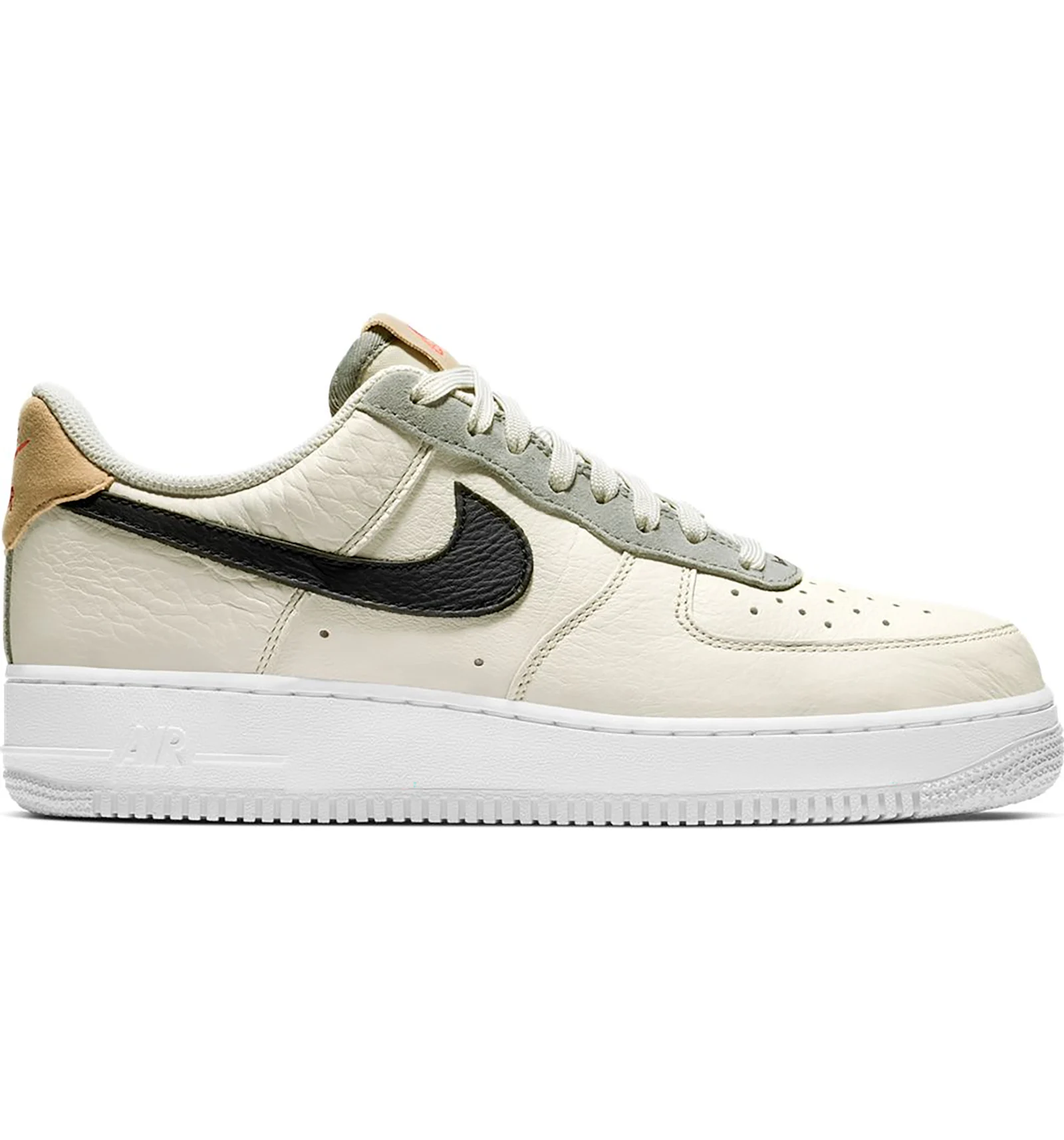 Nike air force 1 2025 light bone black mica green