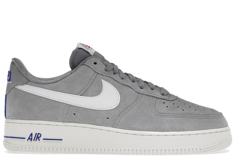 Nike Air Force 1 Low Light Smoke Grey White Sail Hyper Royal Men's