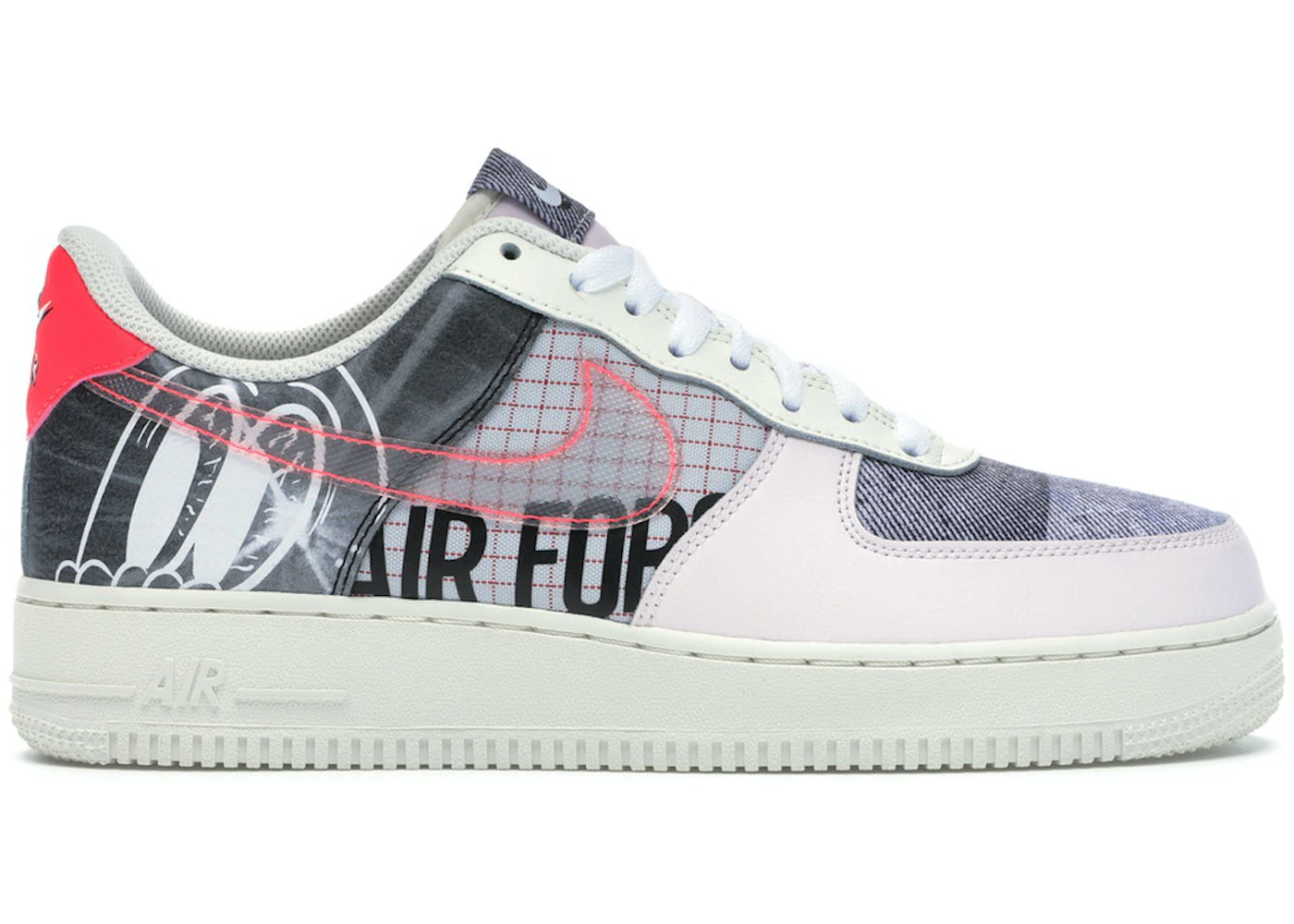 Nike Air Force 1 Luz Baja Rosa Suave Platino Puro Hombre CI0066 600 MX