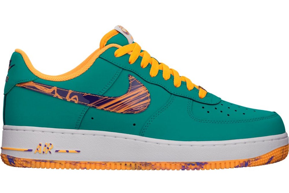 Nike air force one green swoosh Clearance