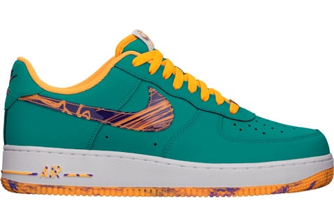 Nike Air Force Low Marbled Swoosh Turbo Green Men's 488298-313